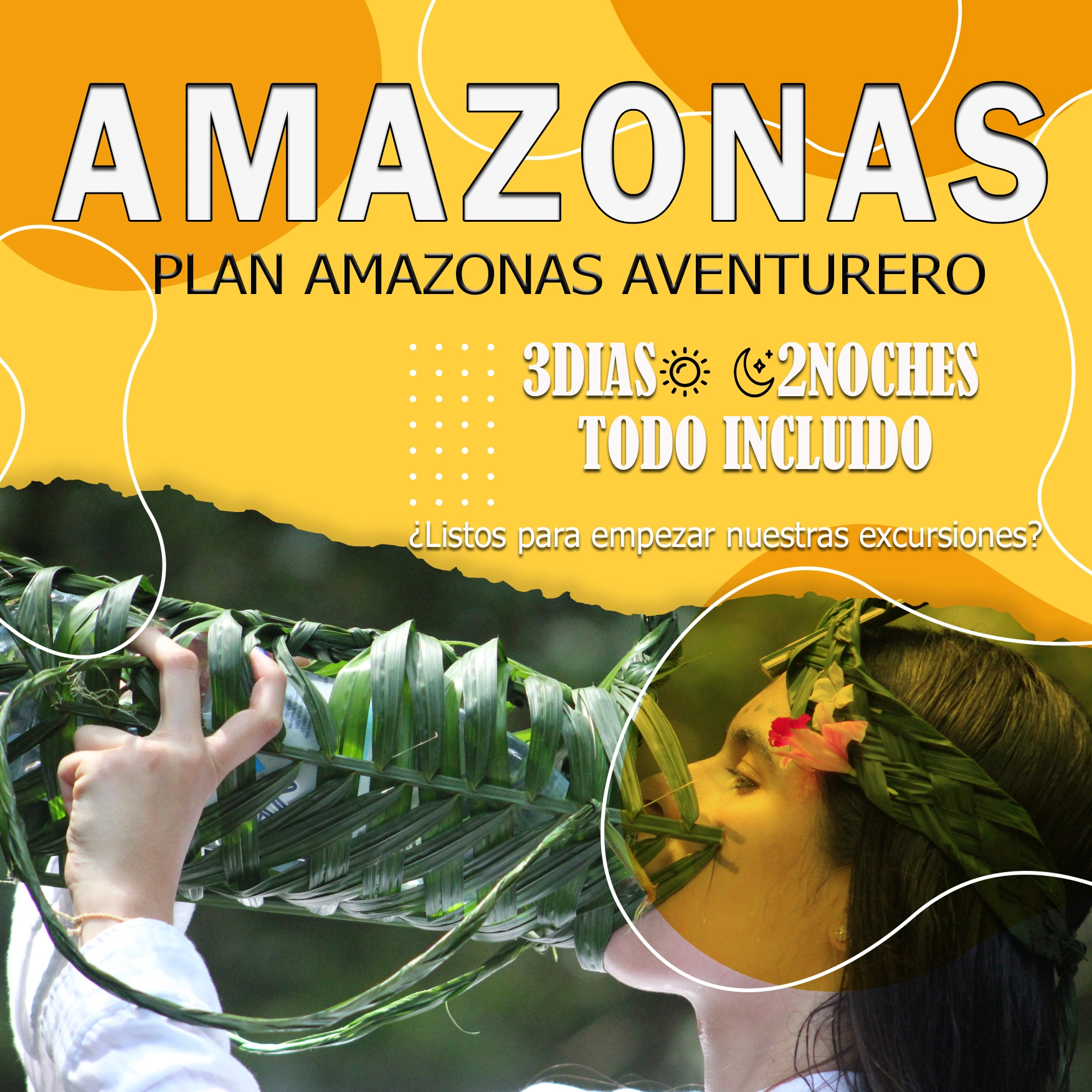 PLANES AMAZONAS: AMAZONAS AVENTURERO 3 DIAS / 2 NOCHES TODO INCLUIDO