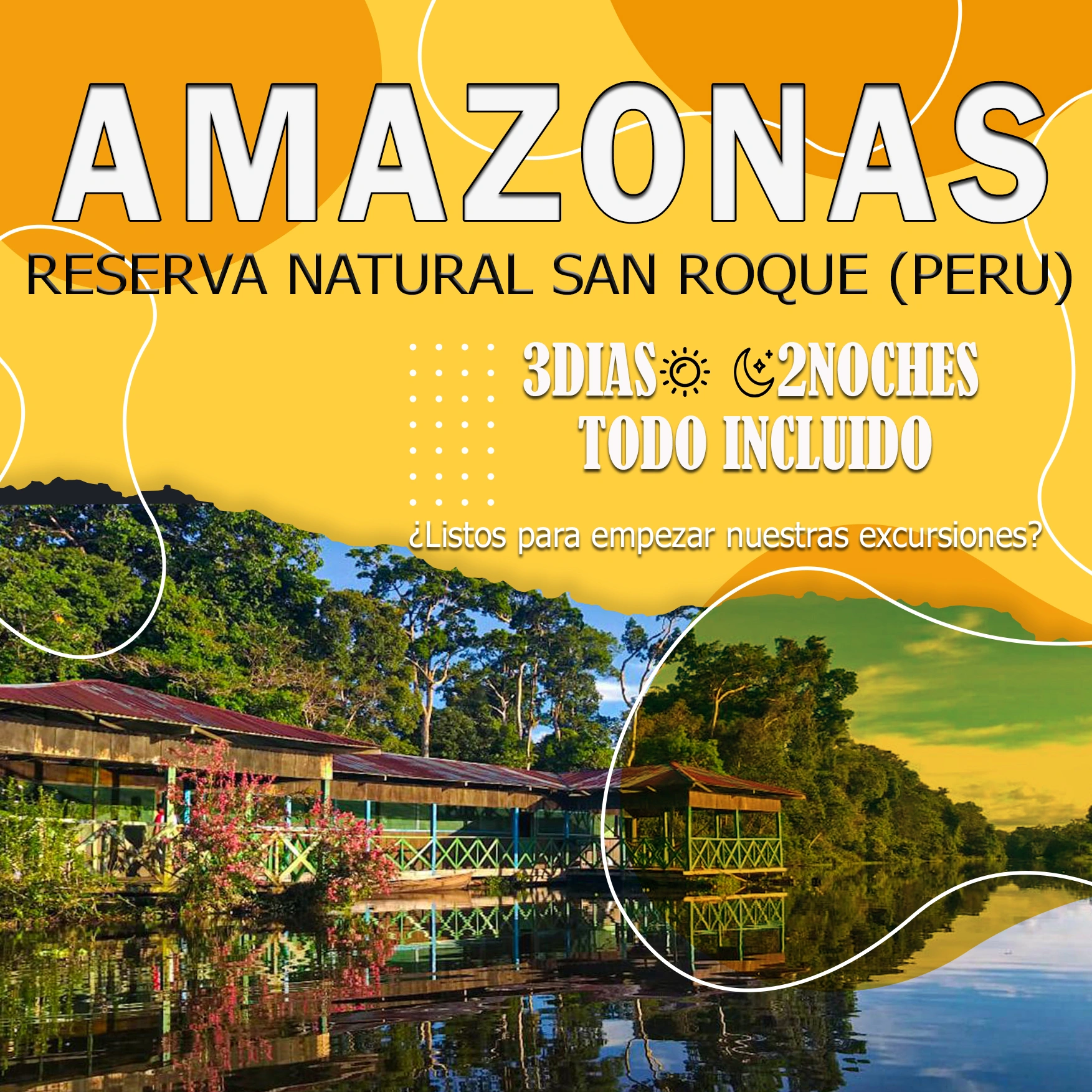 RESERVA NATURAL Y ZONA DE CONSERVACION LAGO SAN ROQUE (Perú) 3 DIAS / 2 NOCHES TODO INCLUIDO